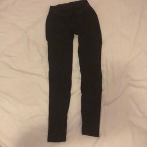 GYMSHARK SEAMLESS BLACK LEGGINGS